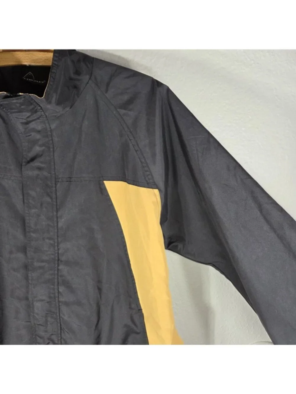 Vintage HEAD Exploration Full Zip Fleece Jacket Black Boys Size Large